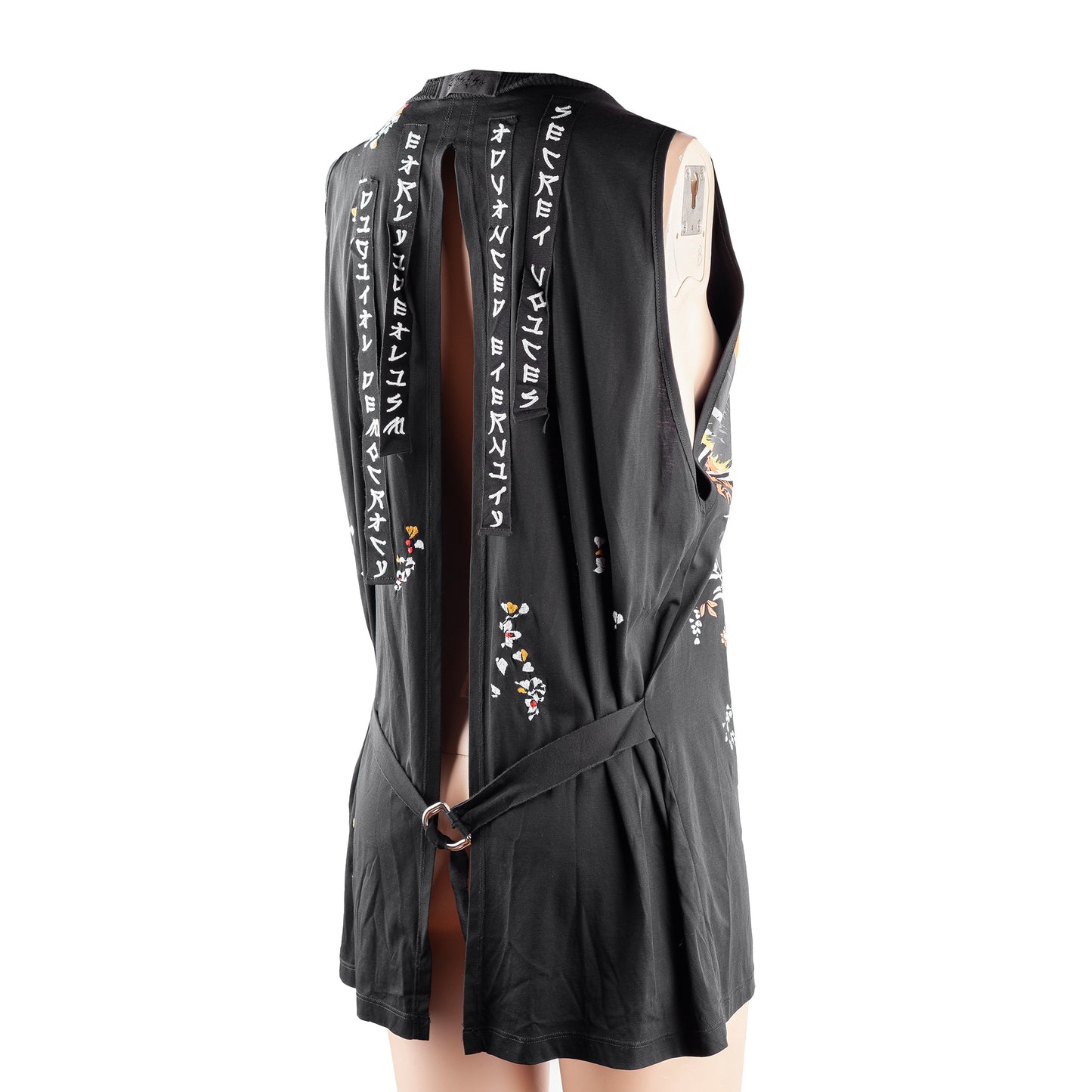 Diesel Oriental Print Black Printed Tank Top (XL)