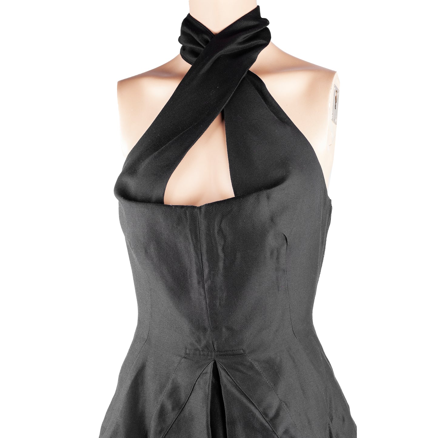 Dolce & Gabbana Vintage Black Fit and Flare Dress (M)