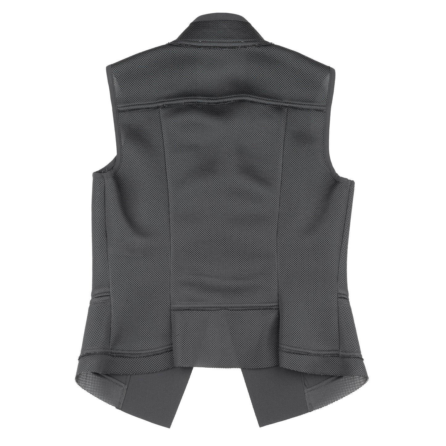 Marithé François Girbaud Vintage Black Polyester Vest (S)