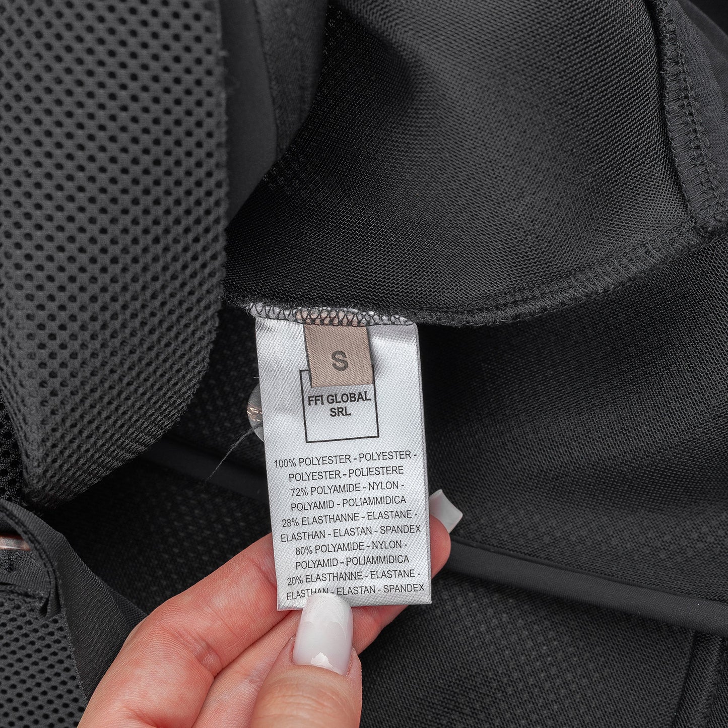 Marithé François Girbaud Vintage Black Polyester Vest (S)