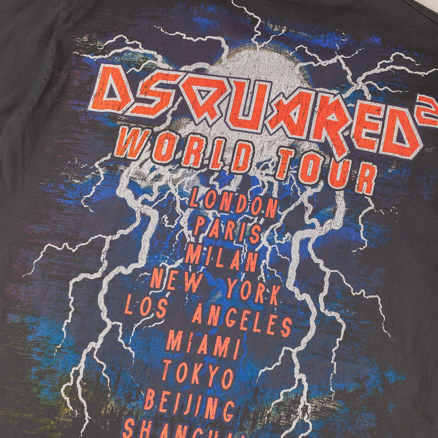 DSQUARED2 Sisters From Hell Black Band T-Shirt (L)