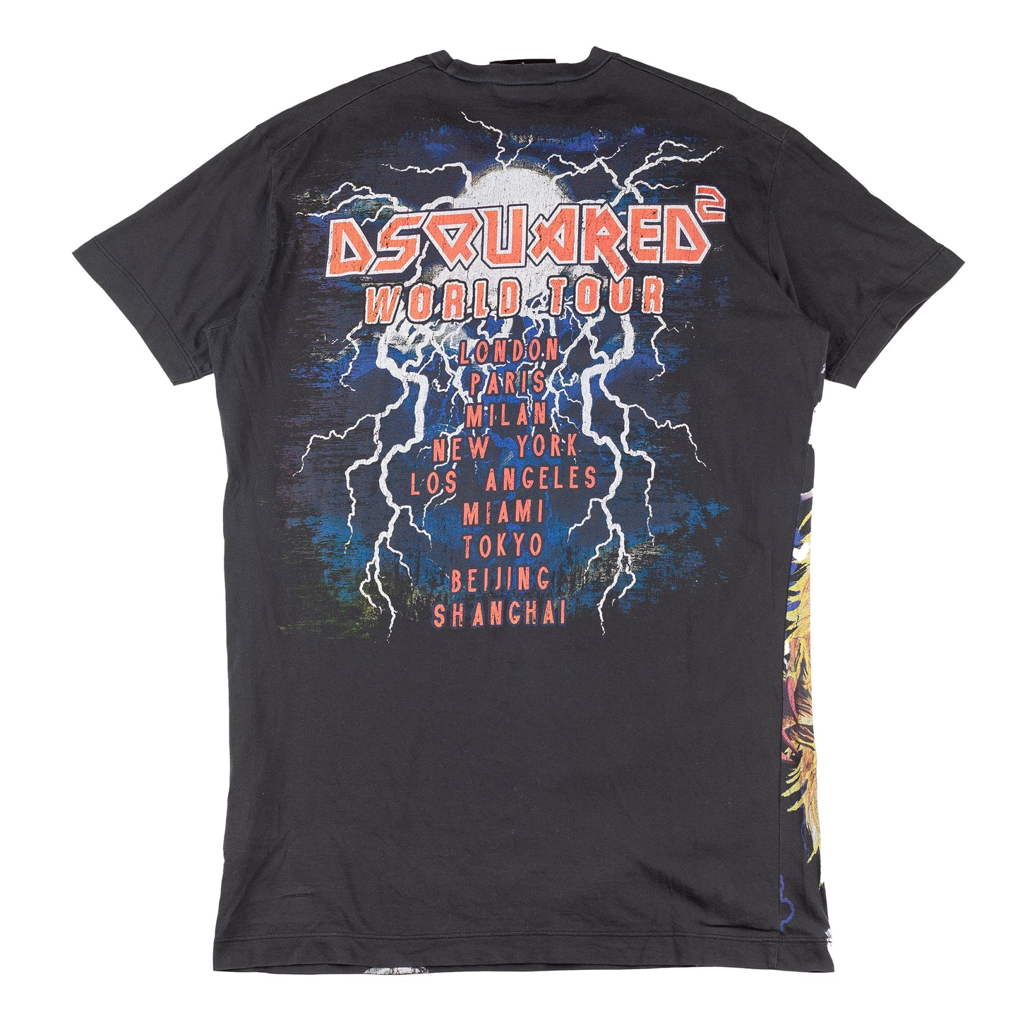 DSQUARED2 Sisters From Hell Black Band T-Shirt (L)