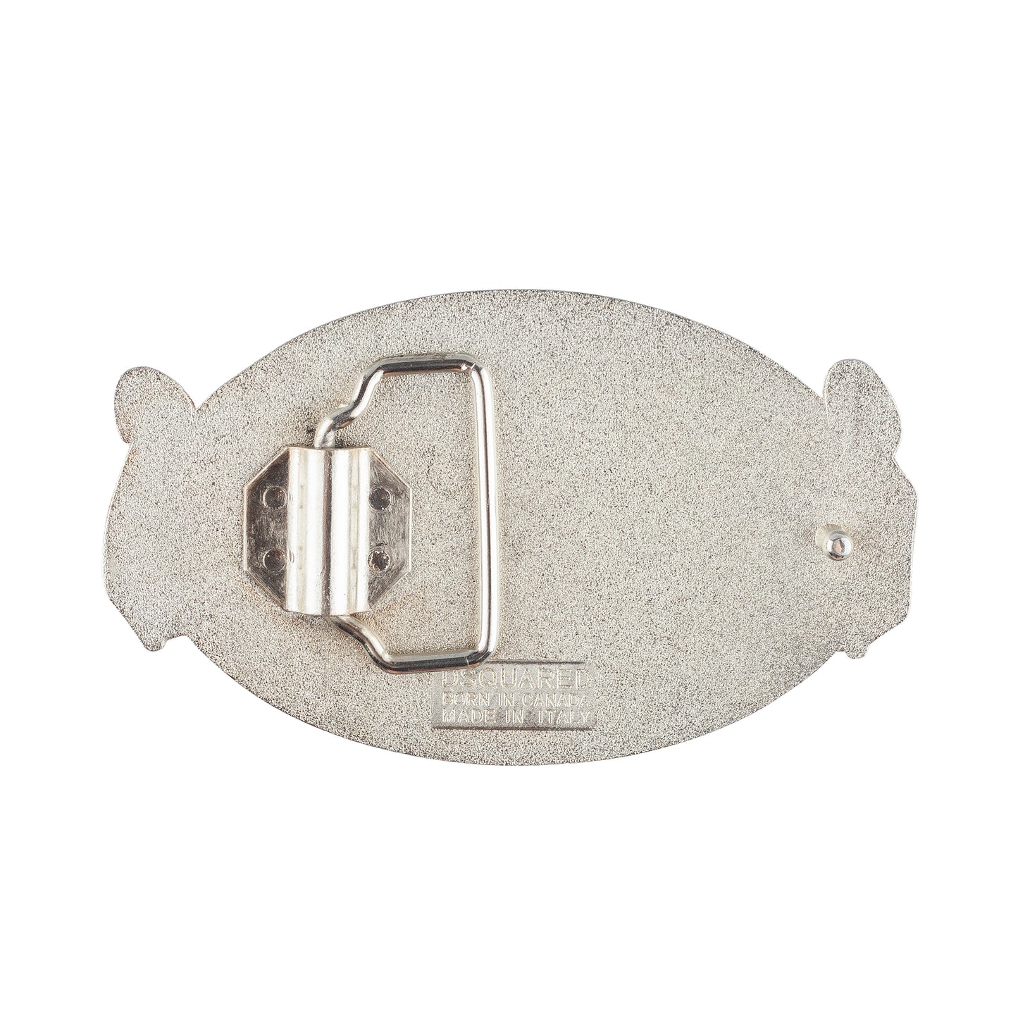 DSQUARED2 Gothic Logo Oval Belt Buckle
