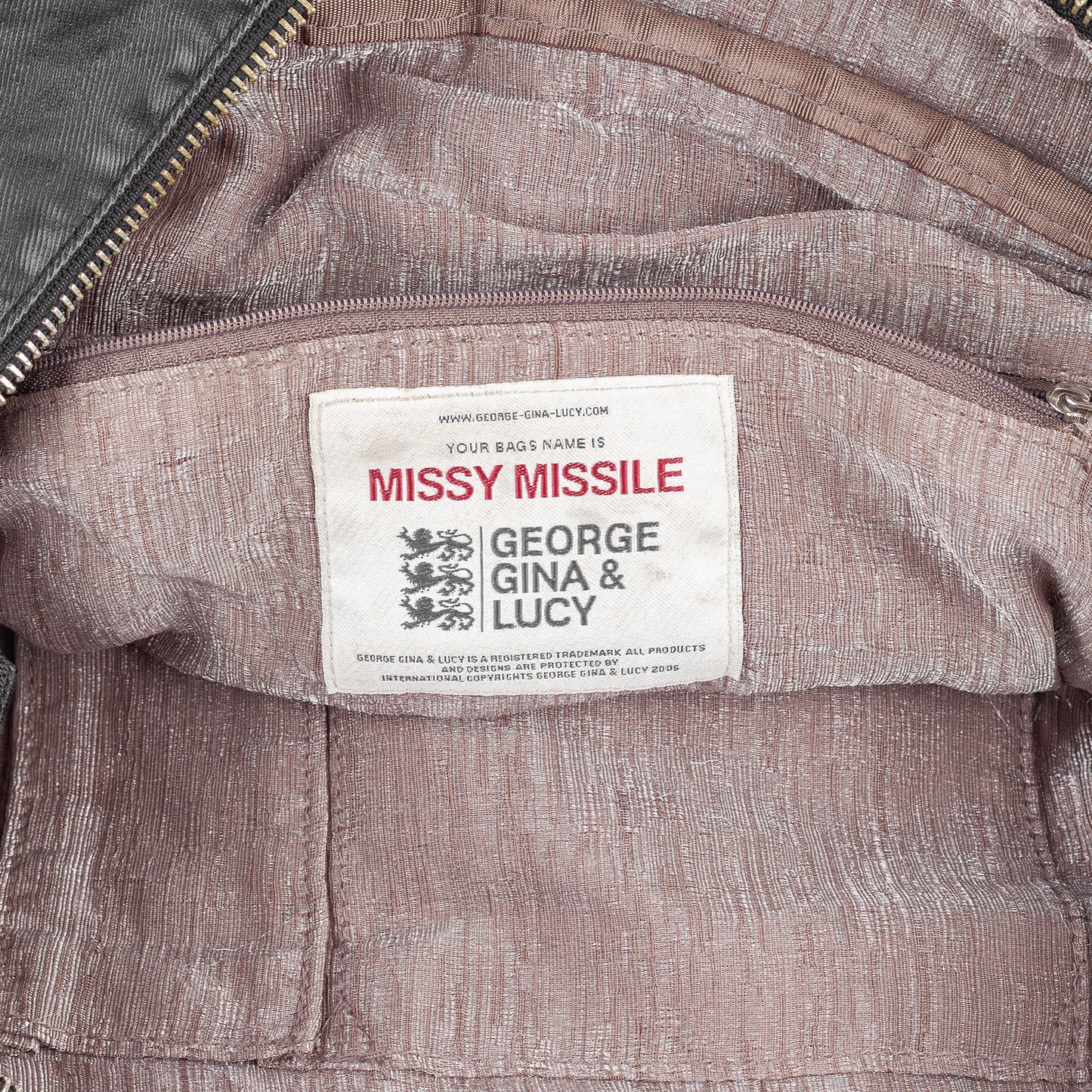 GG&L George Gina & Lucy “Missy Missile” Black Crossbody Bag