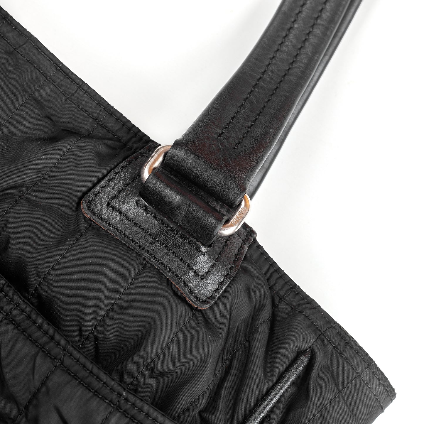 Prada Linea Rossa Tote Black Vintage Bag