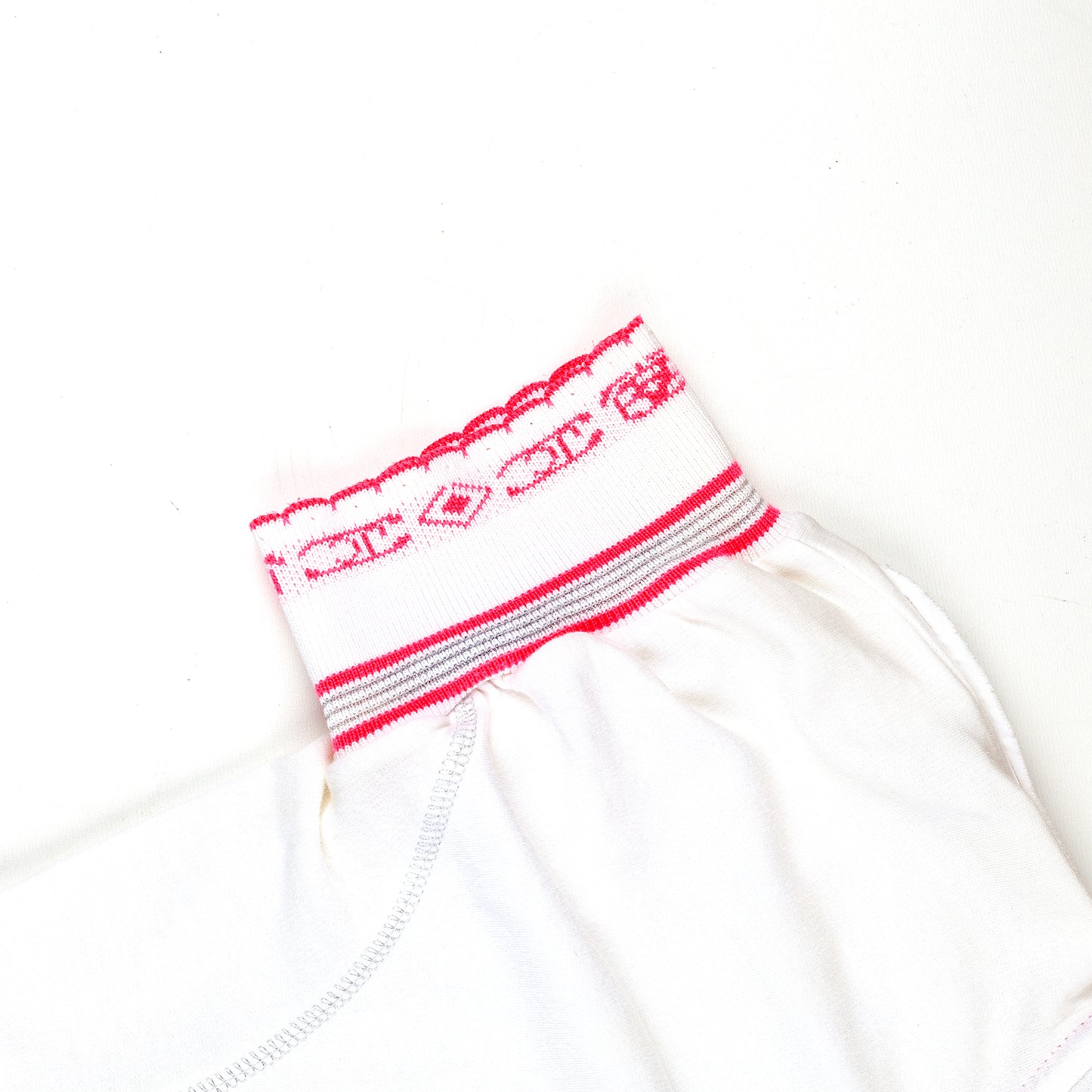 Just Cavalli Beachwear White/Pink Beach Tattoo Vintage Print Set (M)