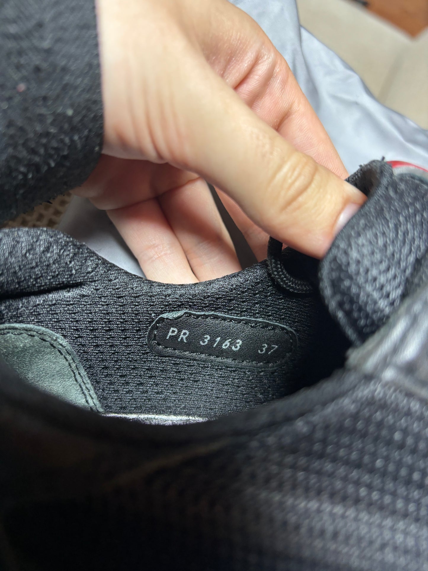 Vintage Prada America’s Cup Black Sneakers (37 EU)
