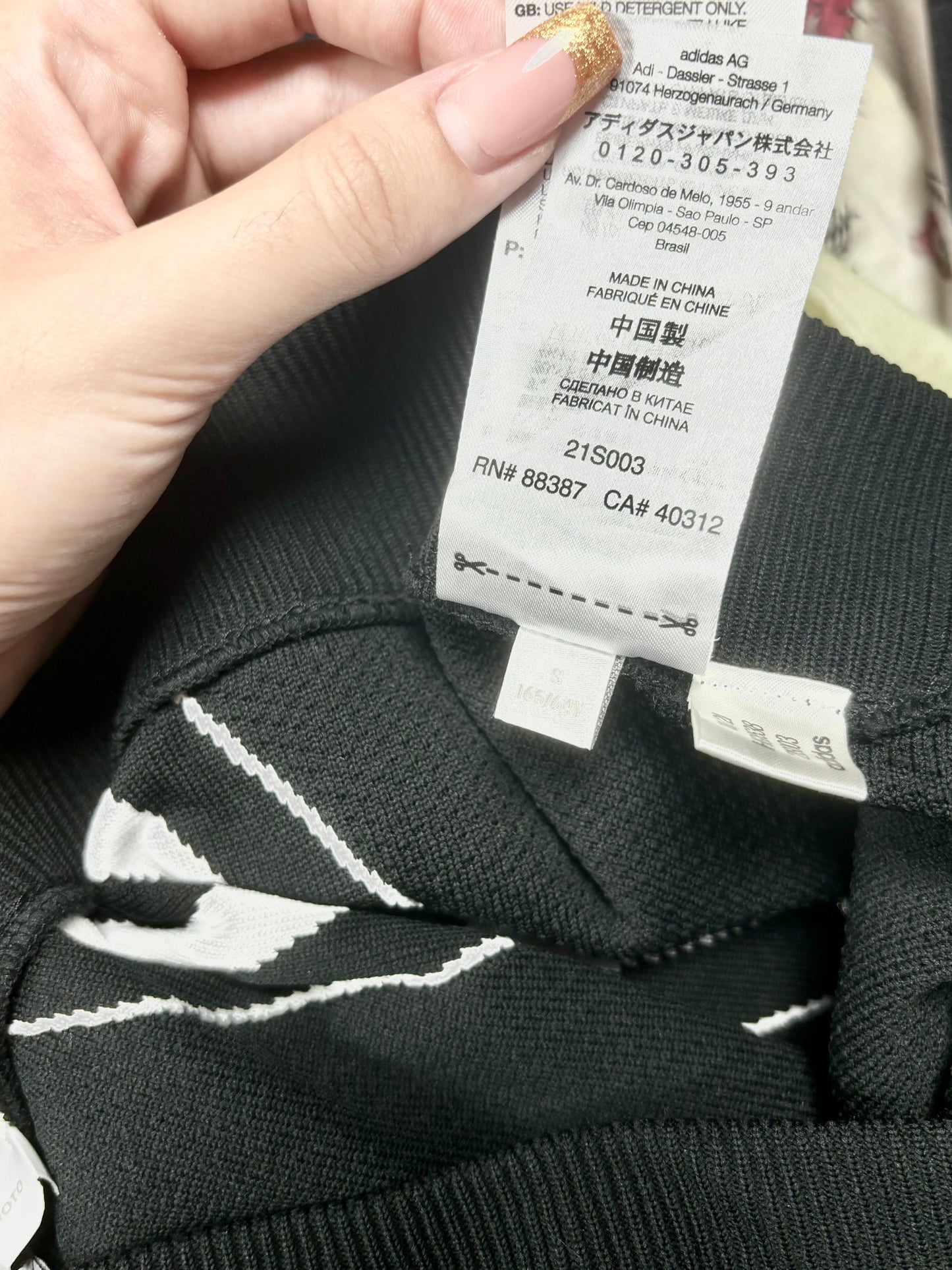 Y-3 Yohji Yamamoto x Adidas Black Leggings (S)