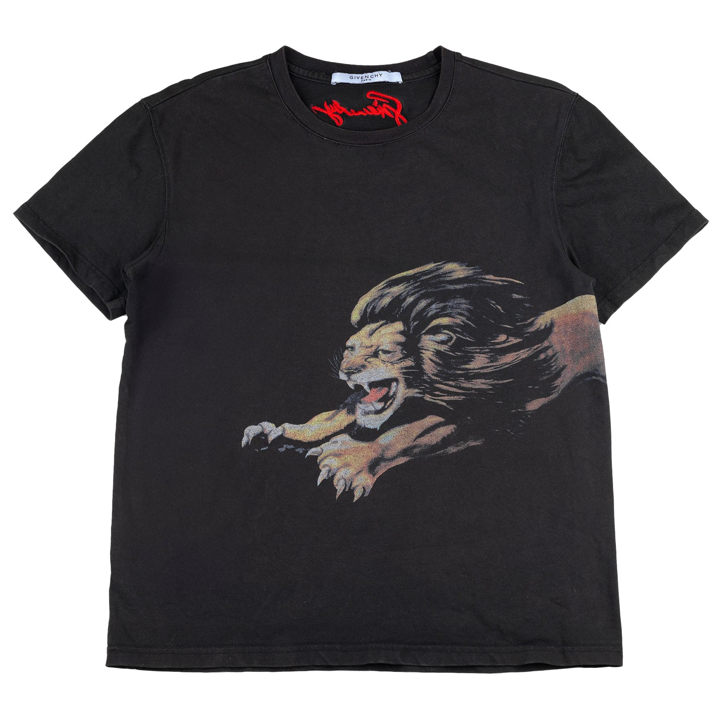 Givenchy Paris Lion Black T-Shirt (M)