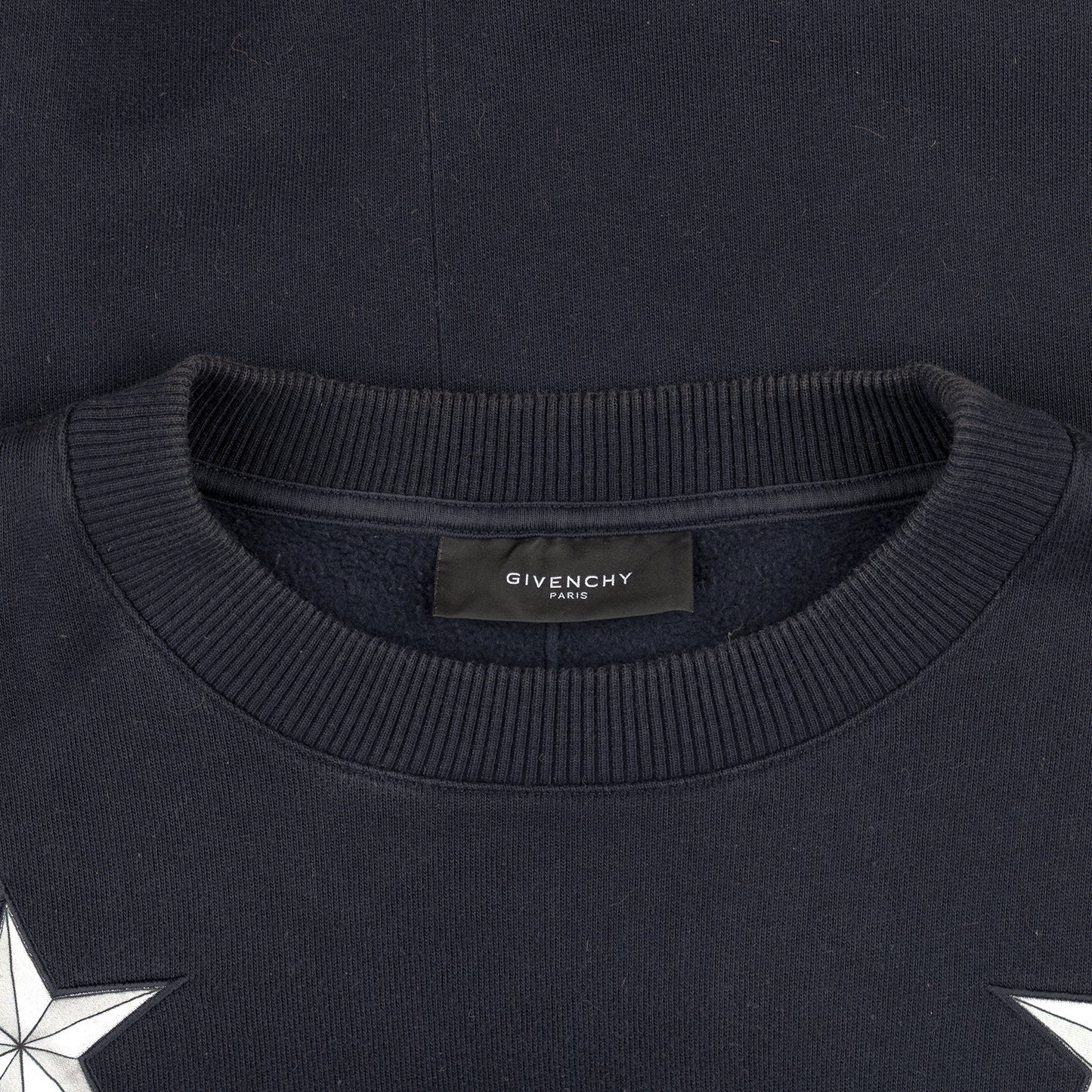 Givenchy Paris Vintage Birds Navy Crewneck Sweatshirt (M)