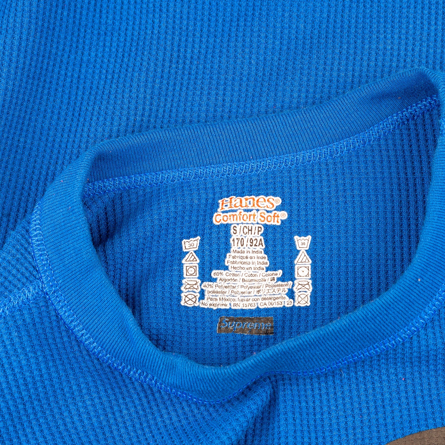 Supreme Hanes FALL-WINTER 2023 Bones Thermal Crew Top (S)