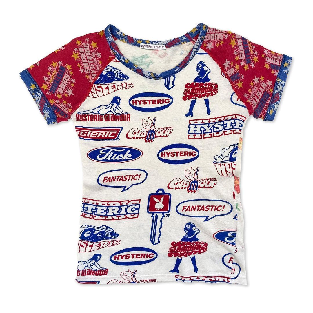 Hysteric Glamour Patchwork T-Shirt (S)