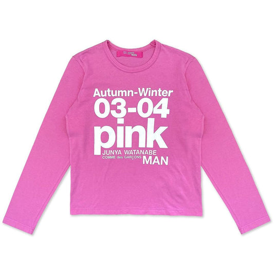 Junya Watanabe Comme des Garçons MEN pink shirt from A/W03 (S)