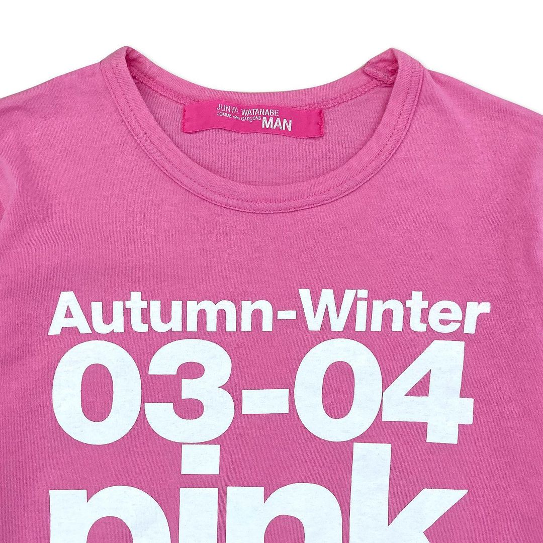Junya Watanabe Comme des Garçons MEN pink shirt from A/W03 (S)