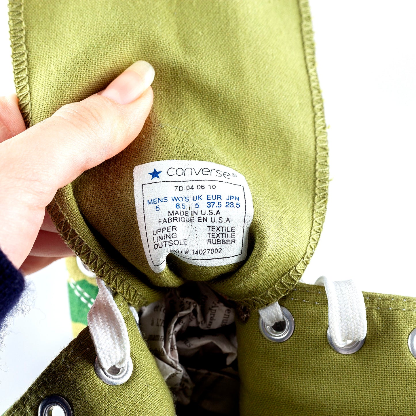 Converse Chuck Taylor Green Military Camouflage Boots