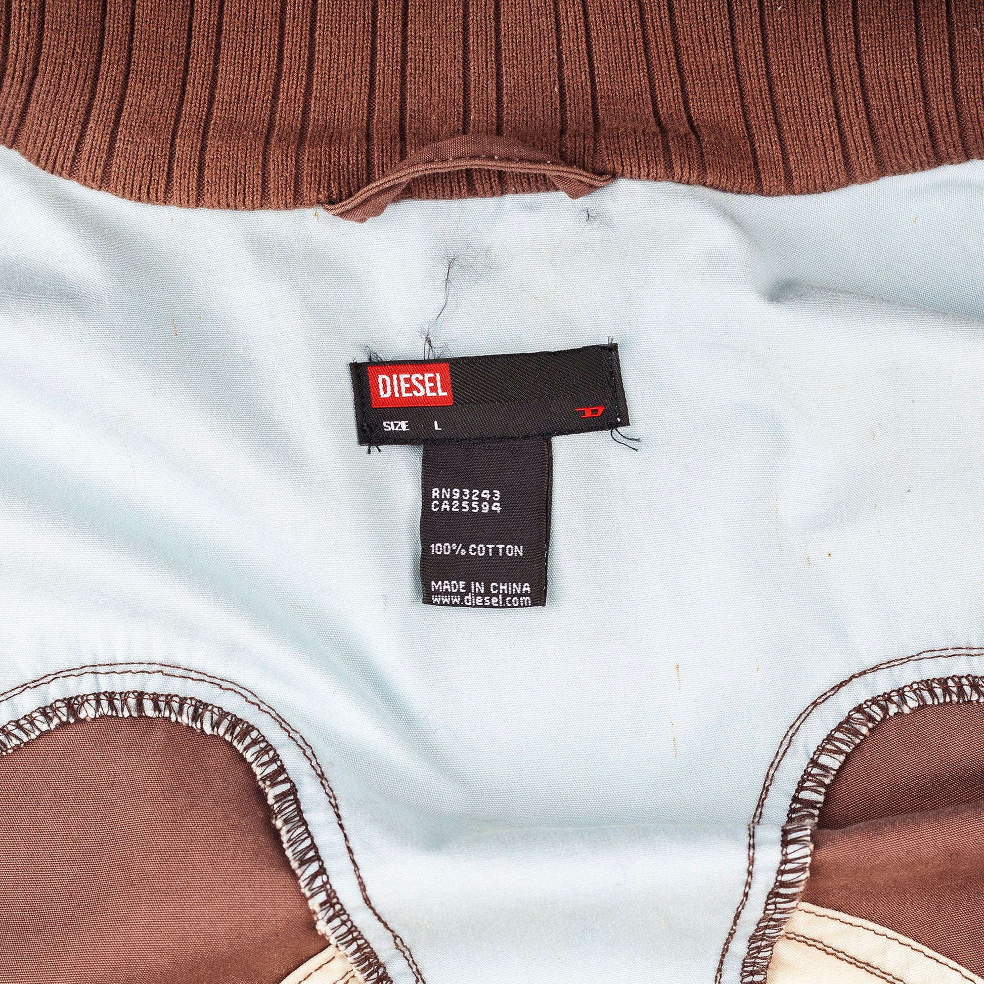 Diesel Bondage Straps Brown/Baby Blue Jacket