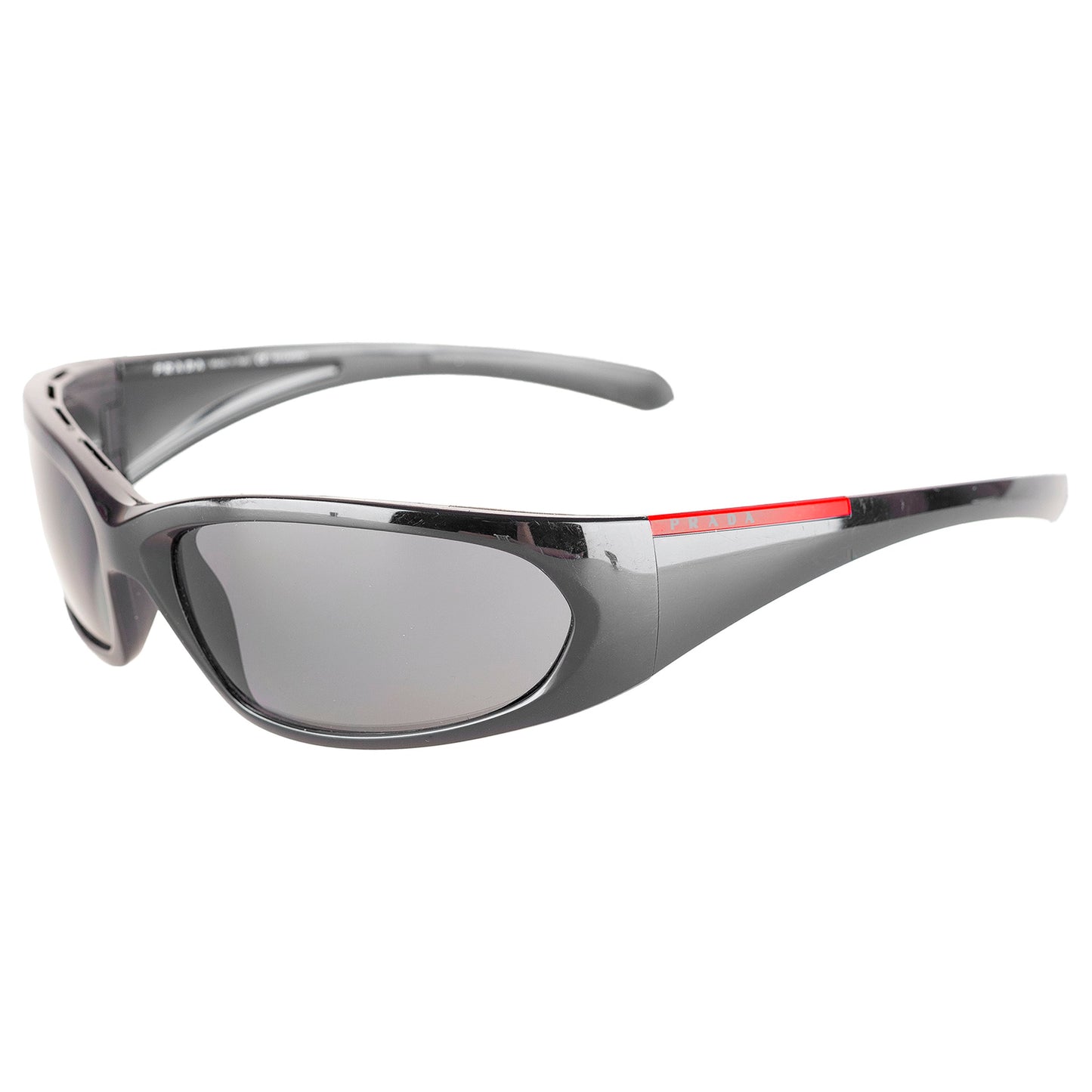 Prada Linea Rossa SPS 01F 1AB - 5Z1 Black Sunglasses
