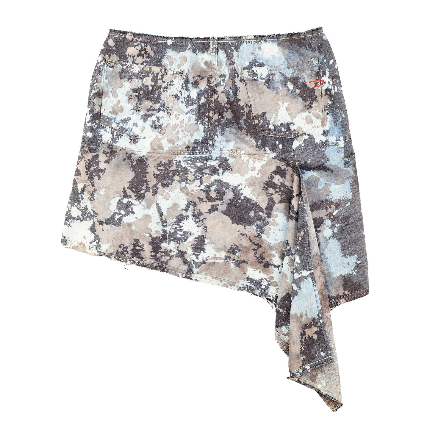 Diesel Tie- Dye Asymetrical Skirt