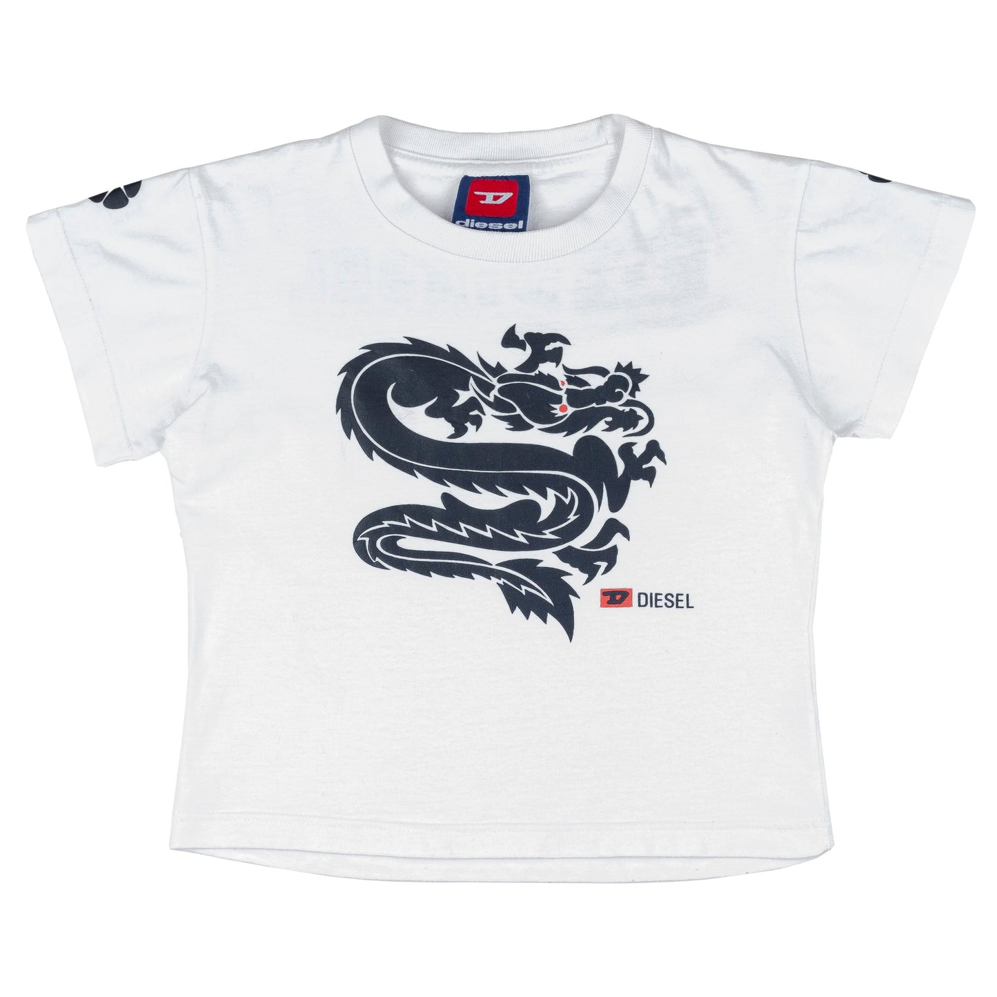 Diesel Dragon Cropped T-Shirt