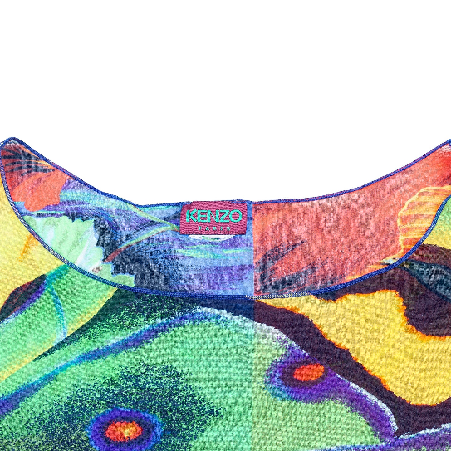 Kenzo Paris Long Sleeve Mesh Top