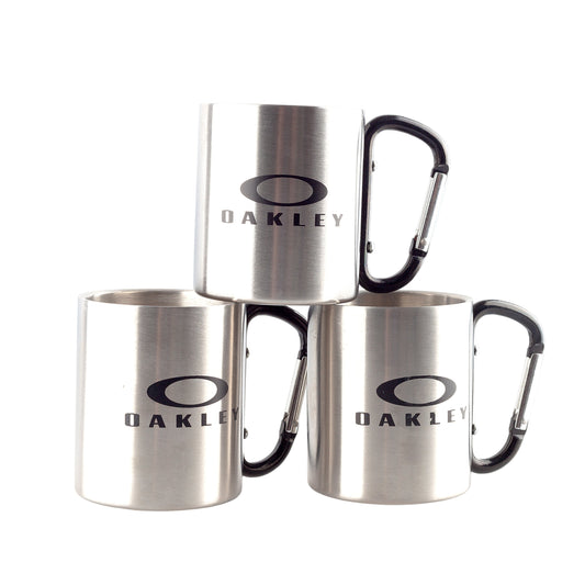 Oakley Stainless Steel Metallic Carabiner Vintage Mug