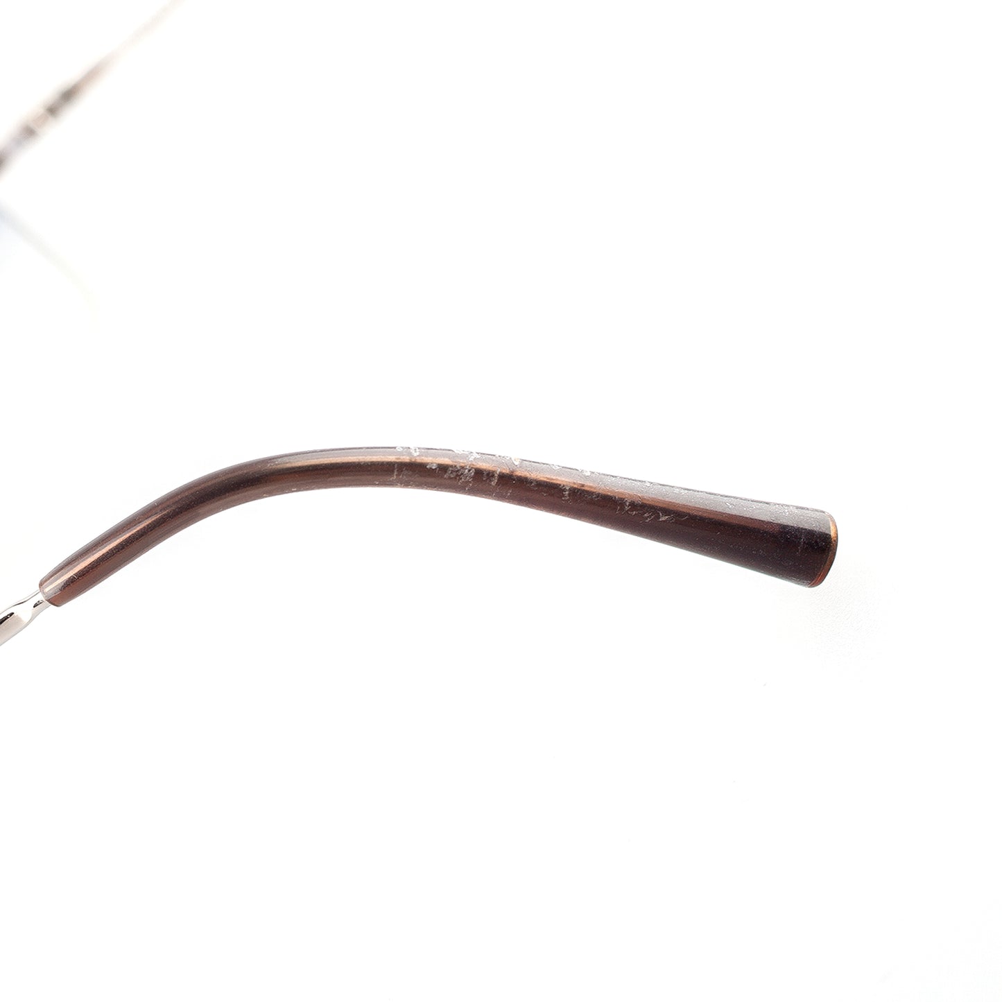 Chanel 4017-D 124/55 CC Logo Rimless Vintage Blue Gradient Sunglasses