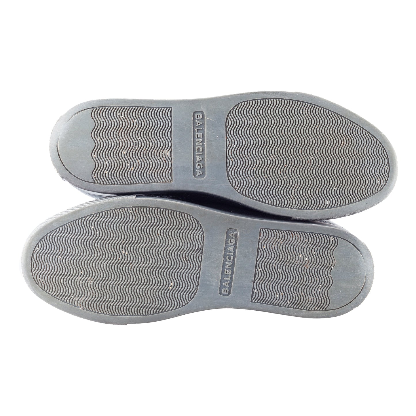 Balenciaga Arena Low Grey Leather Shoes (37 IT/ 38 EU)