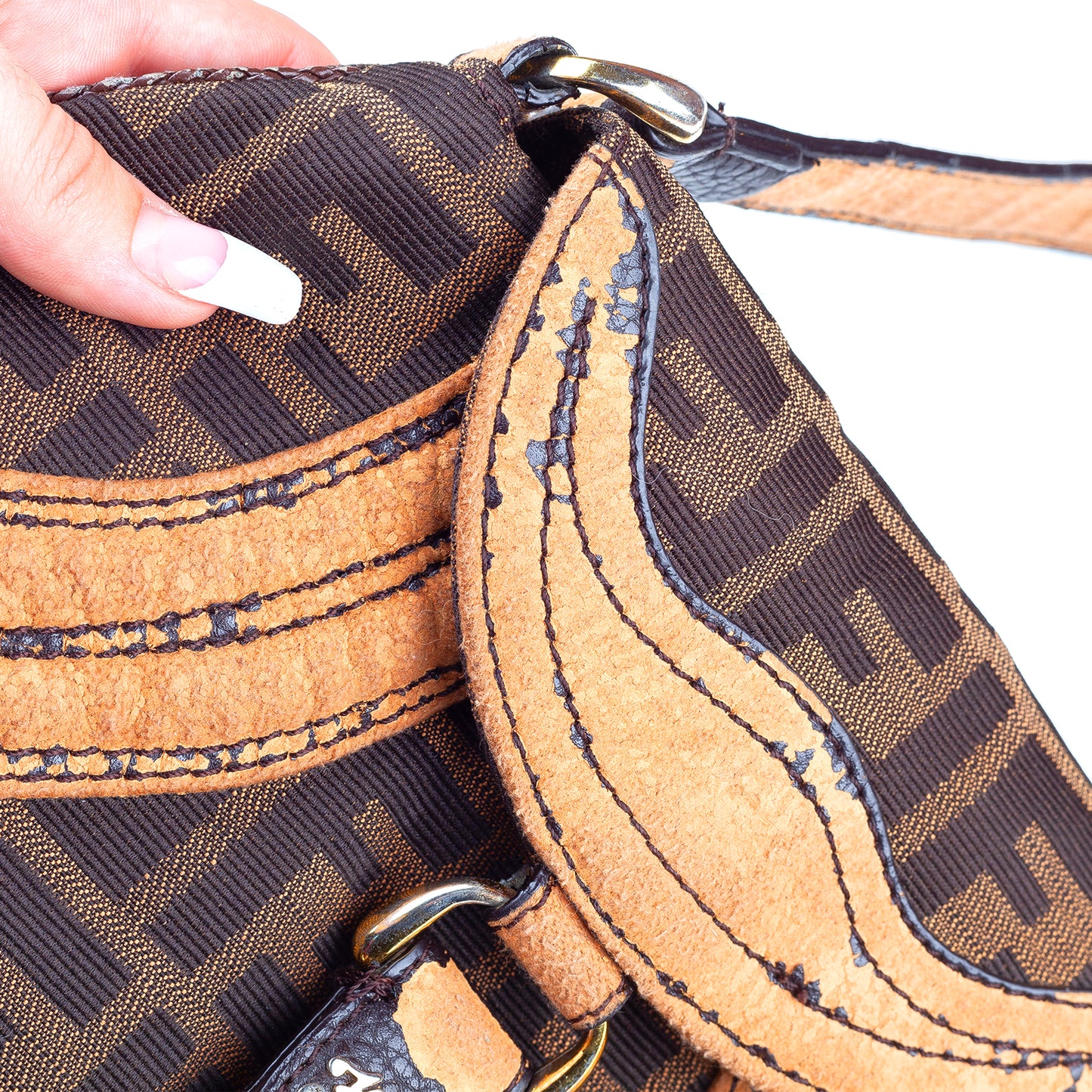 Fendi Zucca Chef Monogram Vintage Mini Bag