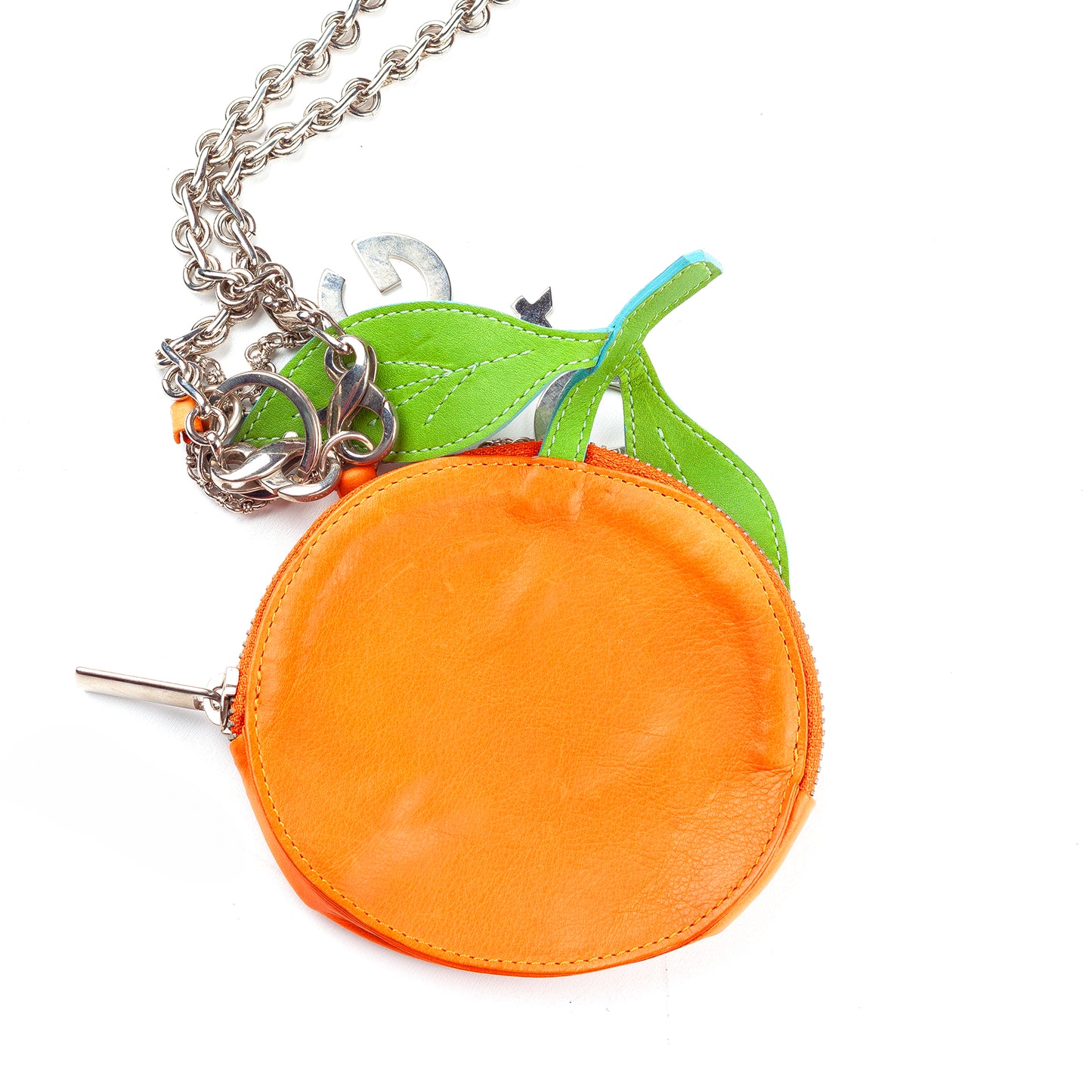 Dolce & Gabbana Orange Fruit Crossbody Vintage Wallet Bag