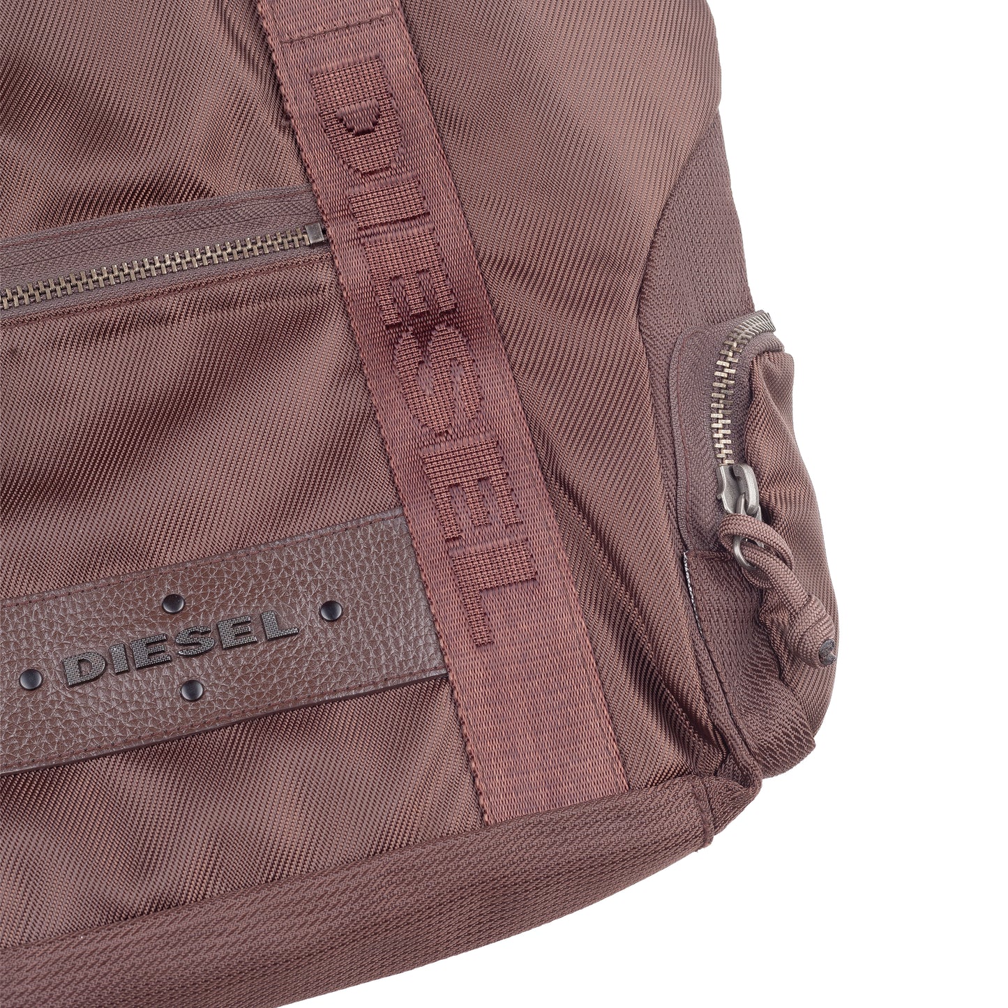 Diesel Brown Vintage Cargo Nylon Shoulder Bag