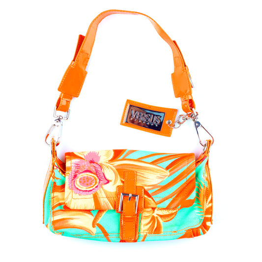 Versus Versace Floral Vintage Baguette Bag