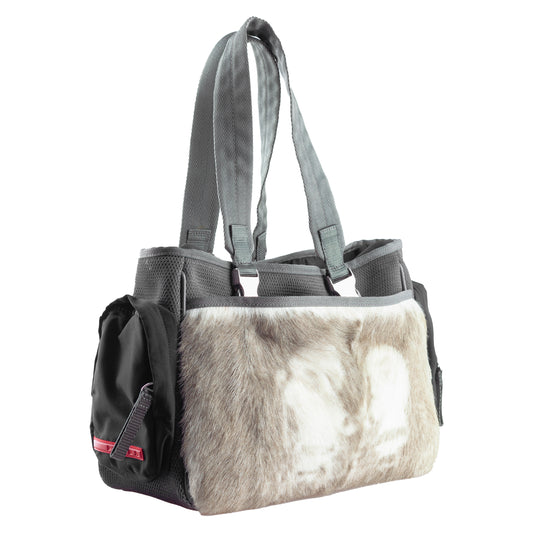 Prada Linea Rossa Technical Goat Fur Pocket Handbag
