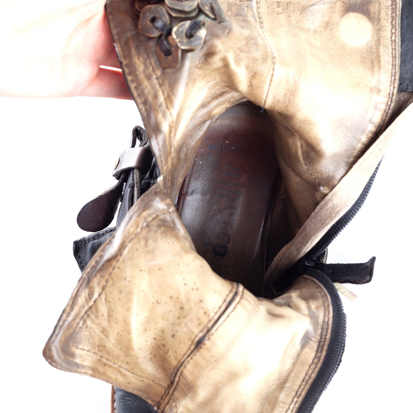 A.S. 98 Airstep Saint Bike Vintage Dark Grey Boots (37 EU)