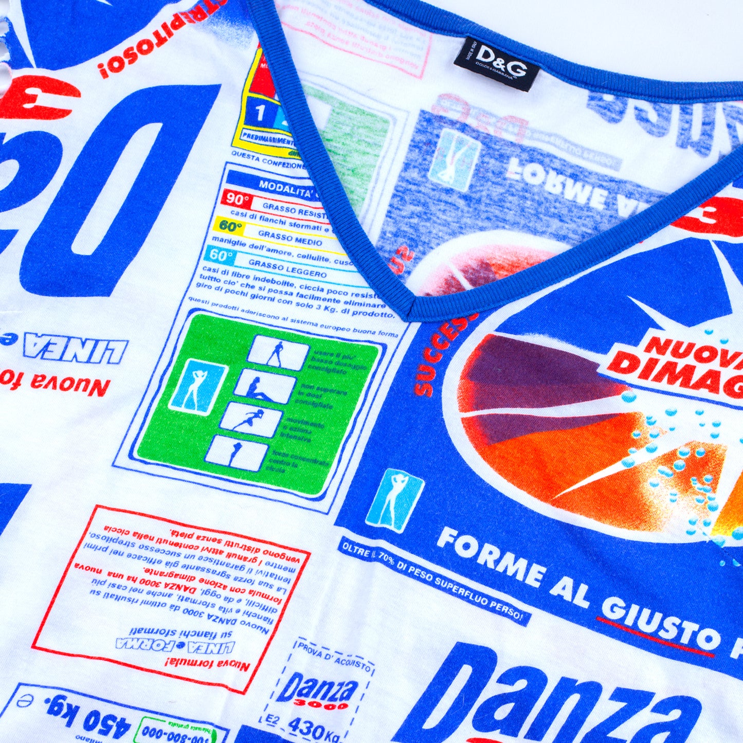 Dolce & Gabbana Danza 3000 Vintage Tank Summer Top (M)