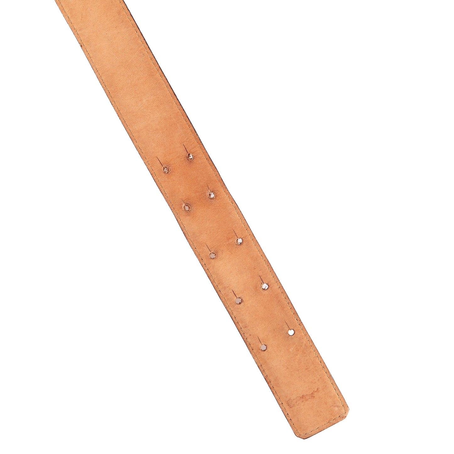 Moschino Brown Golden Leather Belt (80 cm)