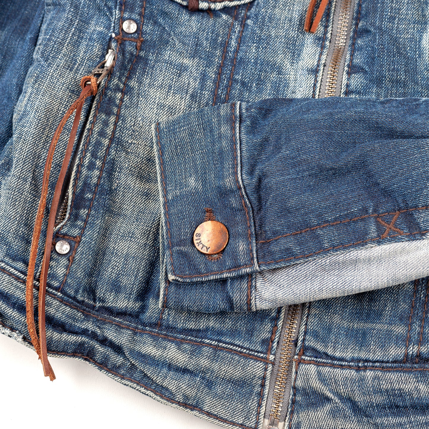 Miss Sixty 60 Aviator Vintage Denim Jacket (XS)