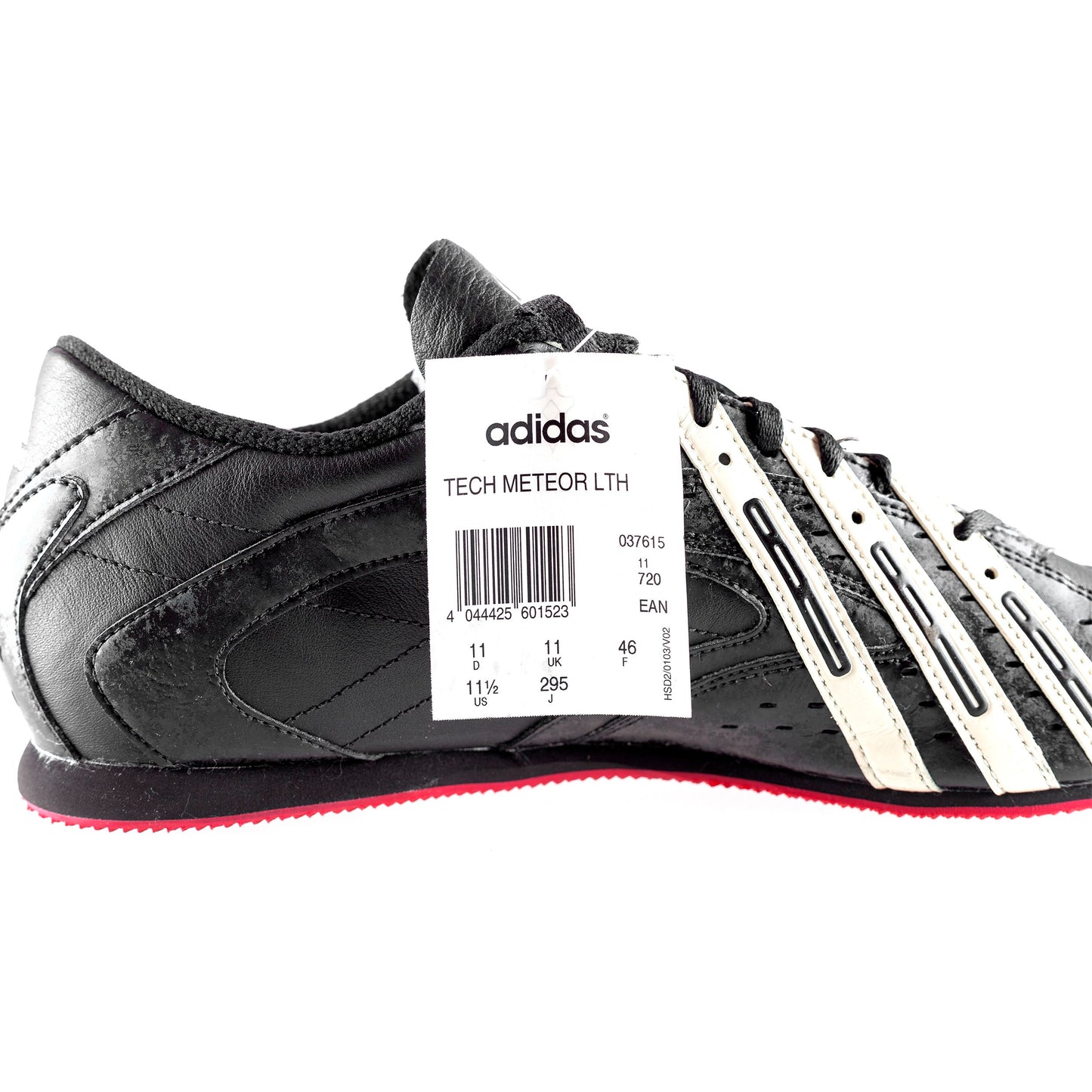 Adidas Tech Meteor LTH Black Running Sneakers (46 EU)