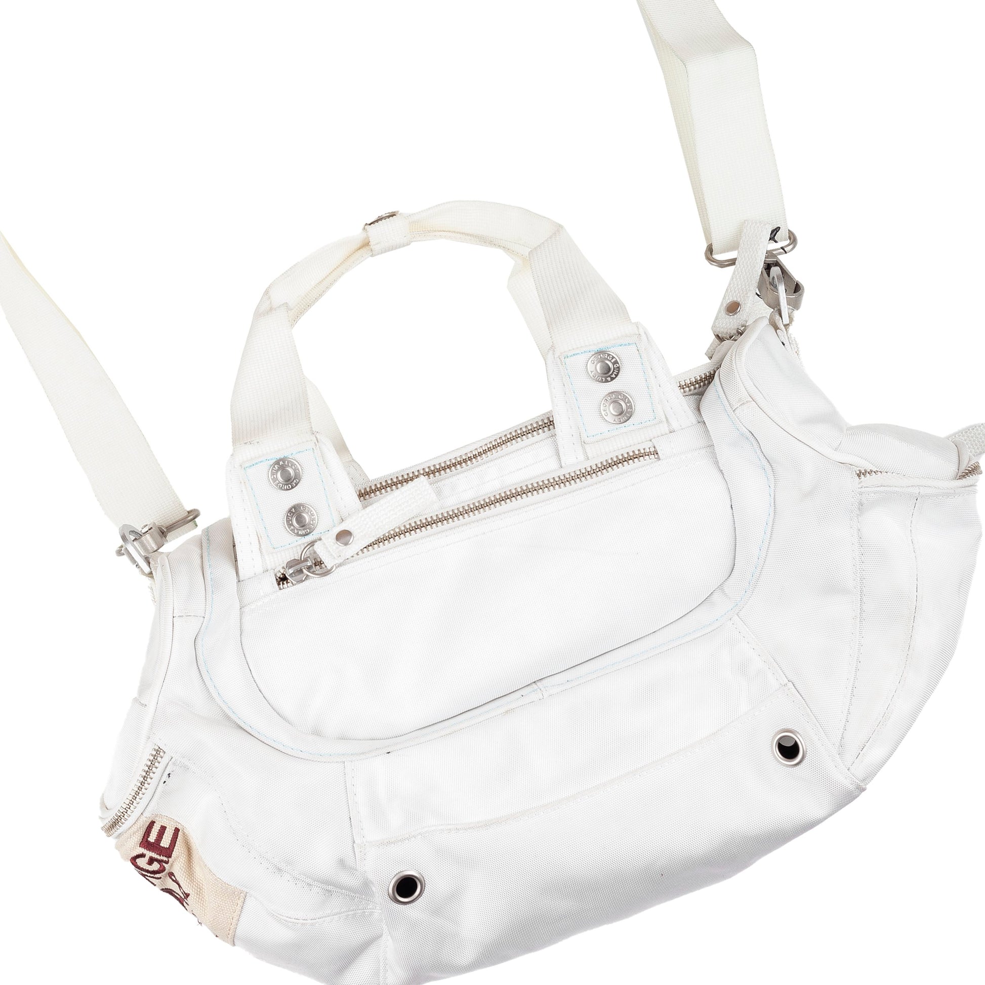 GG&L George Gina & Lucy “LOVEBOAT” White Bag