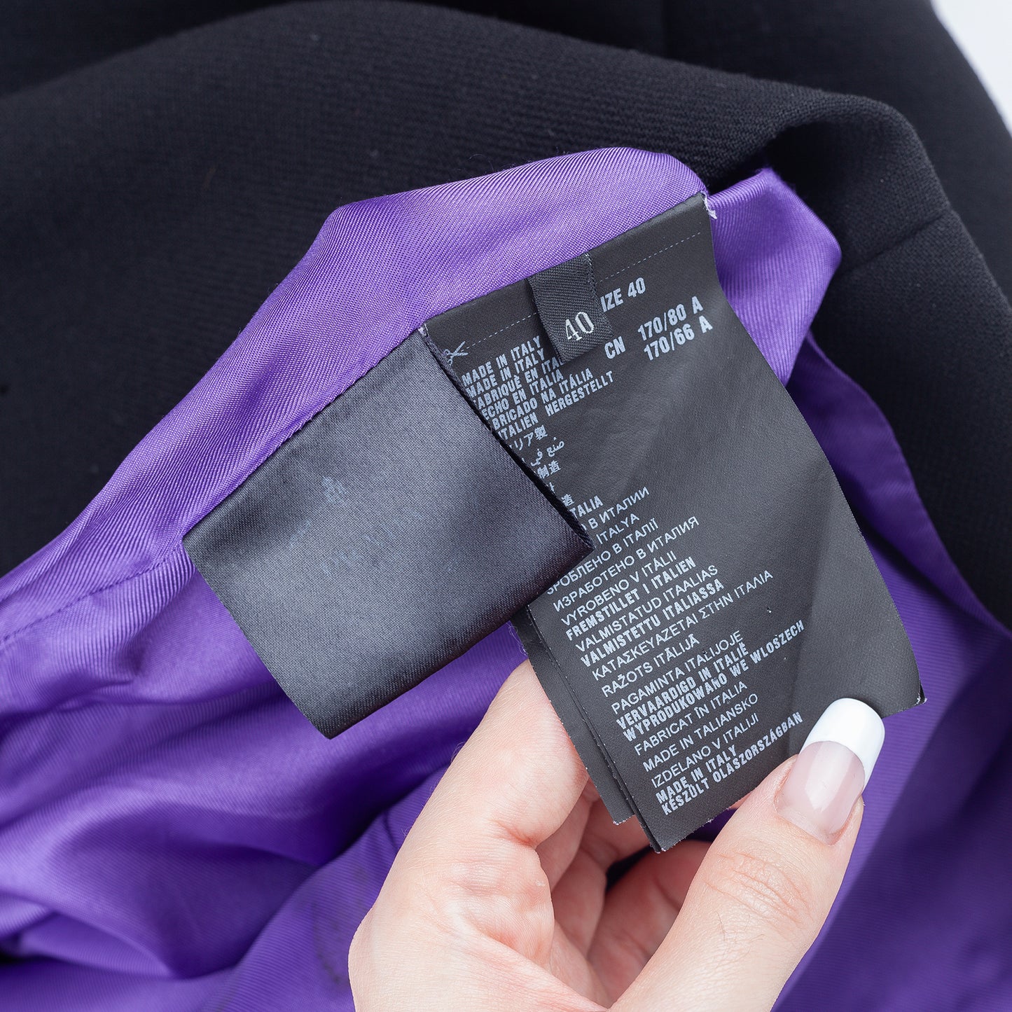 Prada S/S 2014 Button Shift Vintage Black Dress (M)