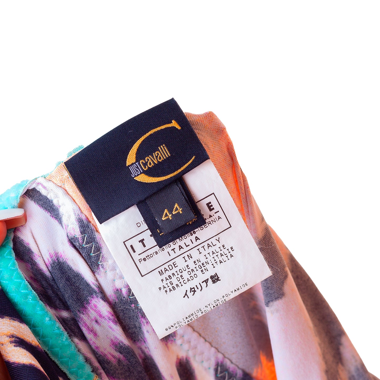 Just Cavalli Colorful Cheetah Vintage Dress (L)