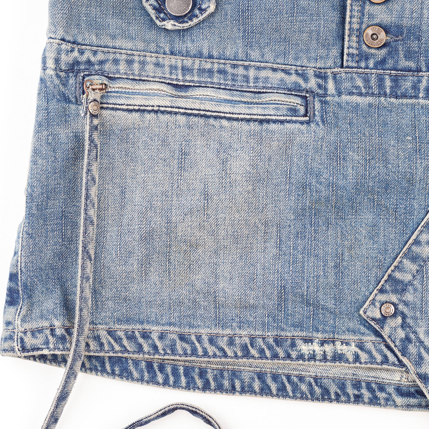 Diesel Denim Vintage Cargo Mini Skirt (XS & M)