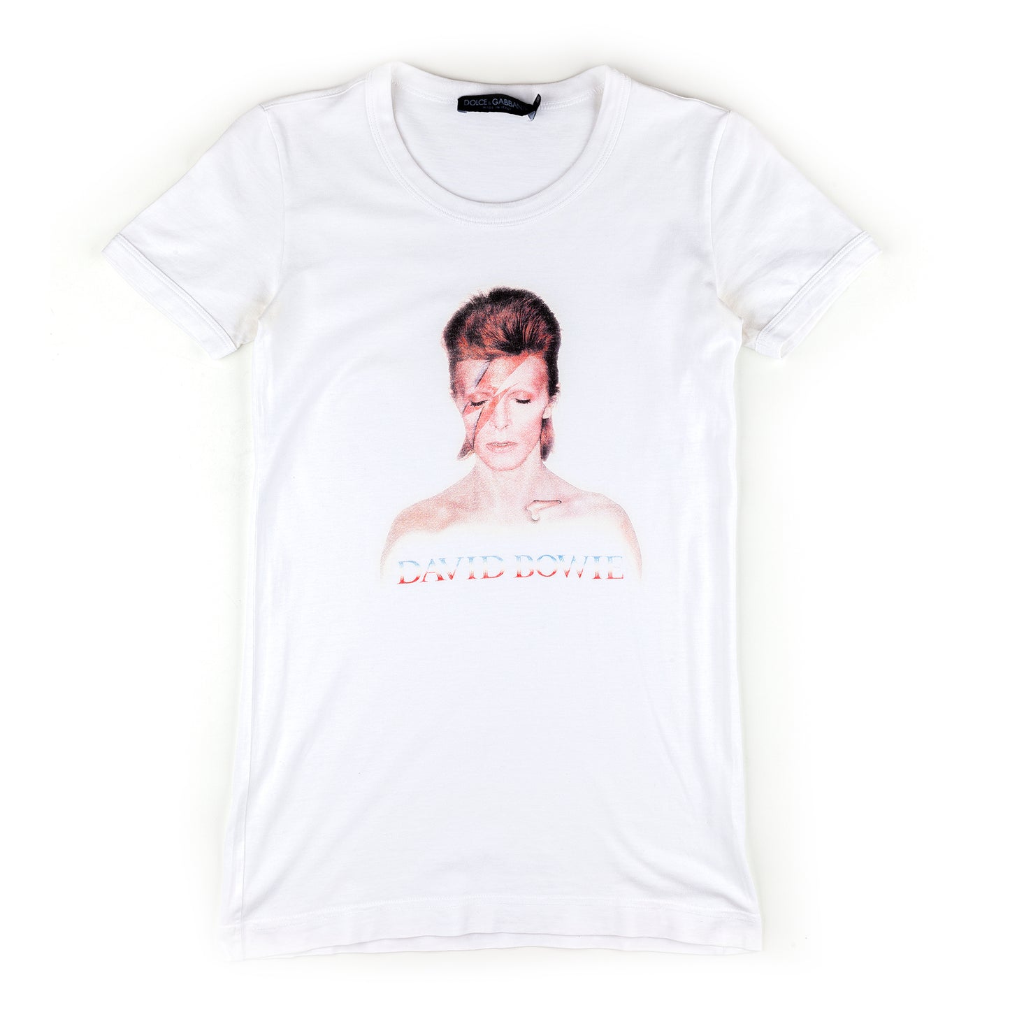 Dolce & Gabbana Vintage David Bowie White T-Shirt (S)
