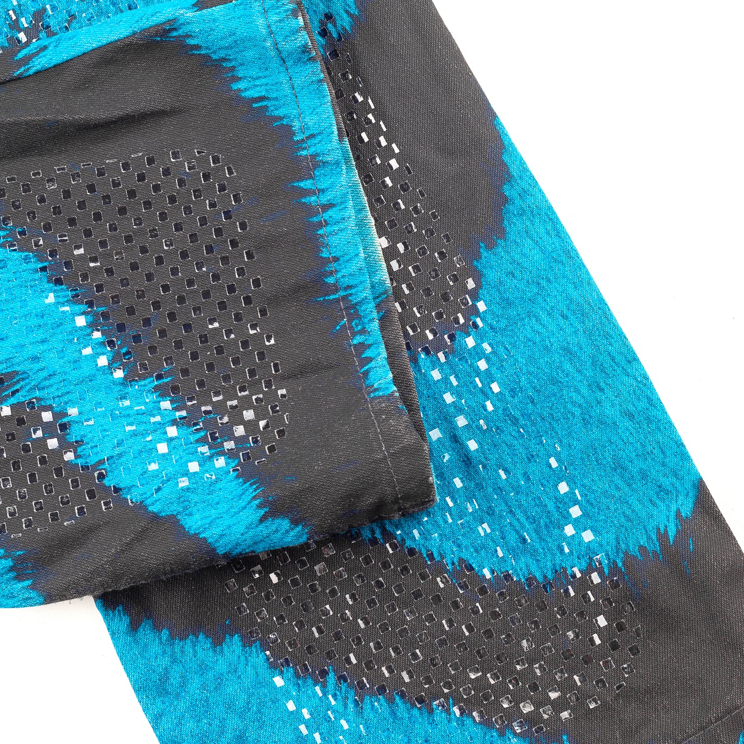 Roberto Cavalli Striped Vintage Blue/Black Pants (S)
