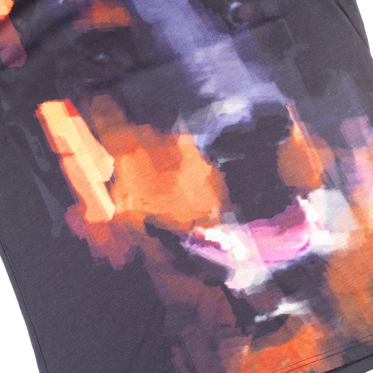 Givenchy Paris Doberman Painting Sleeveless Top (L)