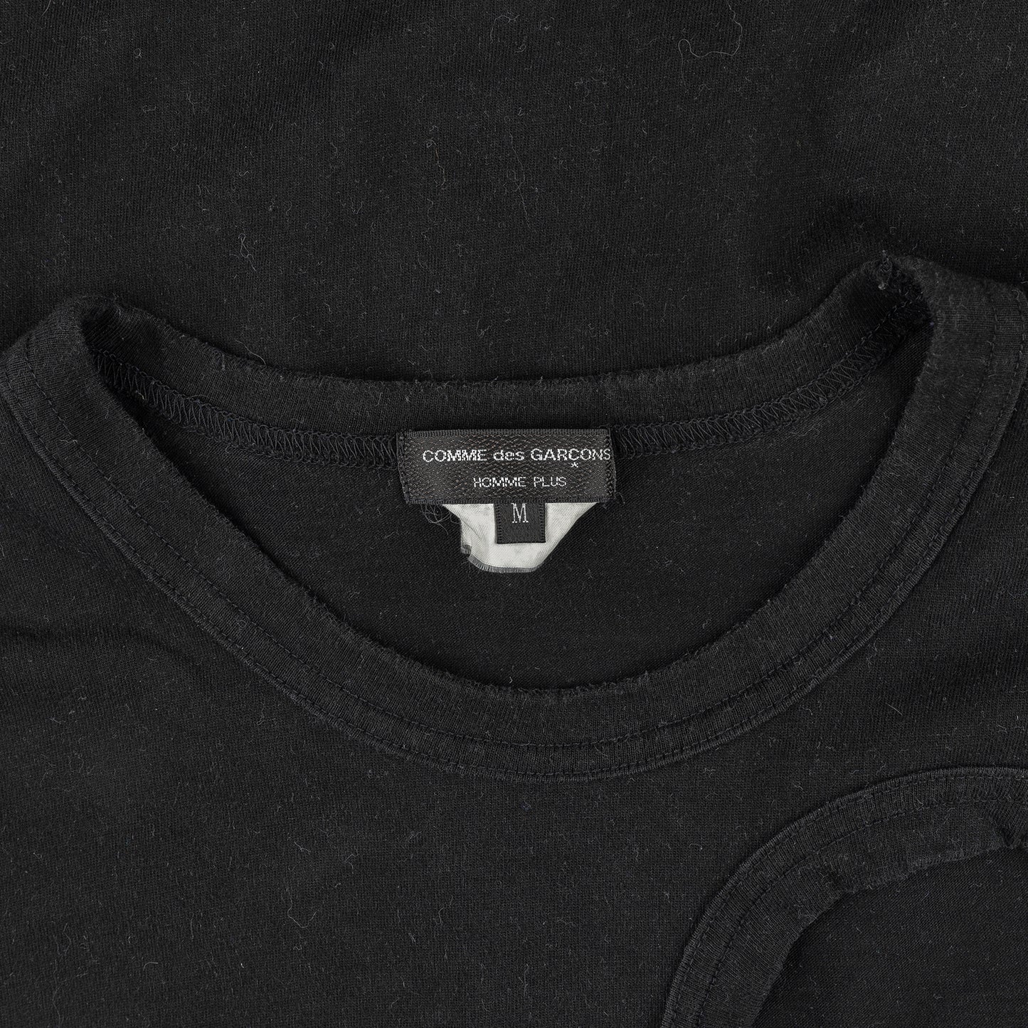 Comme des Garçons Homme Plus Black Vintage Holes T-Shirt (M)