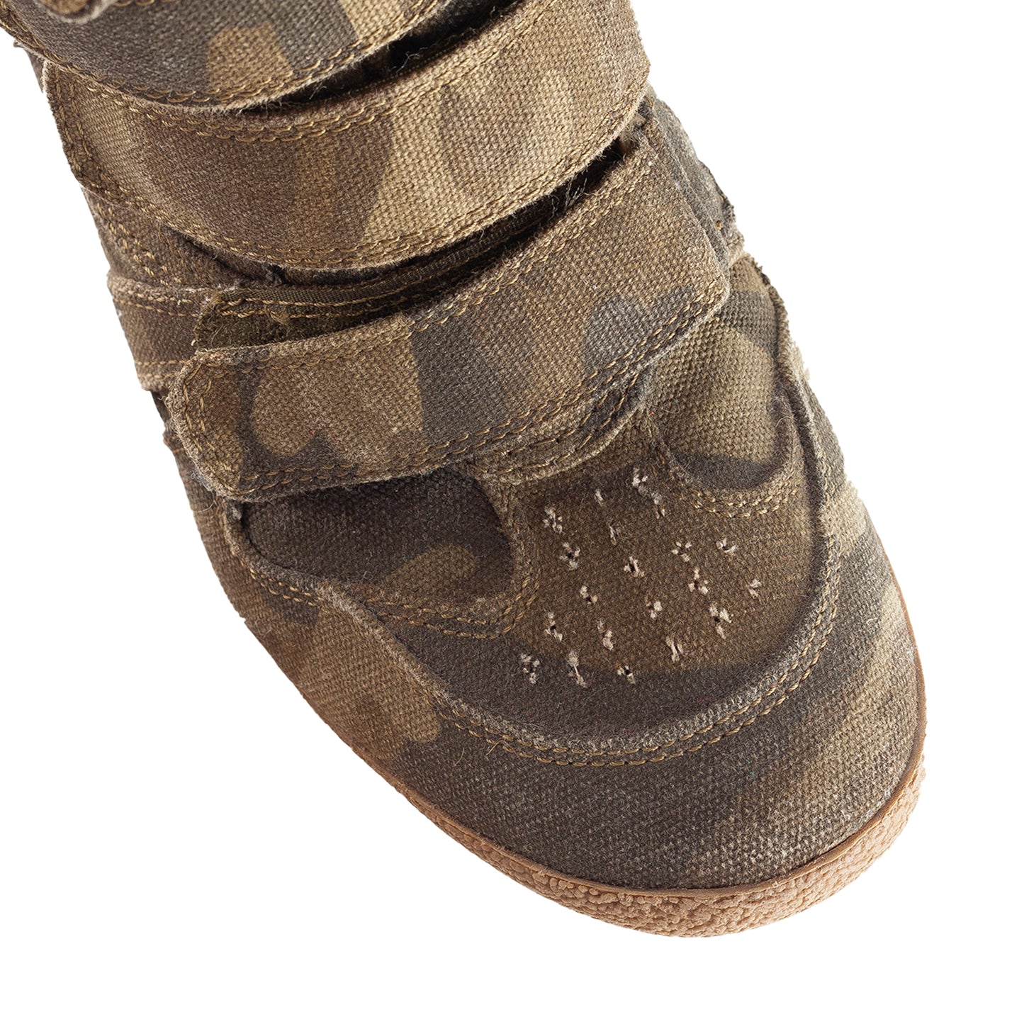 Steve Madden Vintage Camouflage Wedge Sneakers (37 EU)
