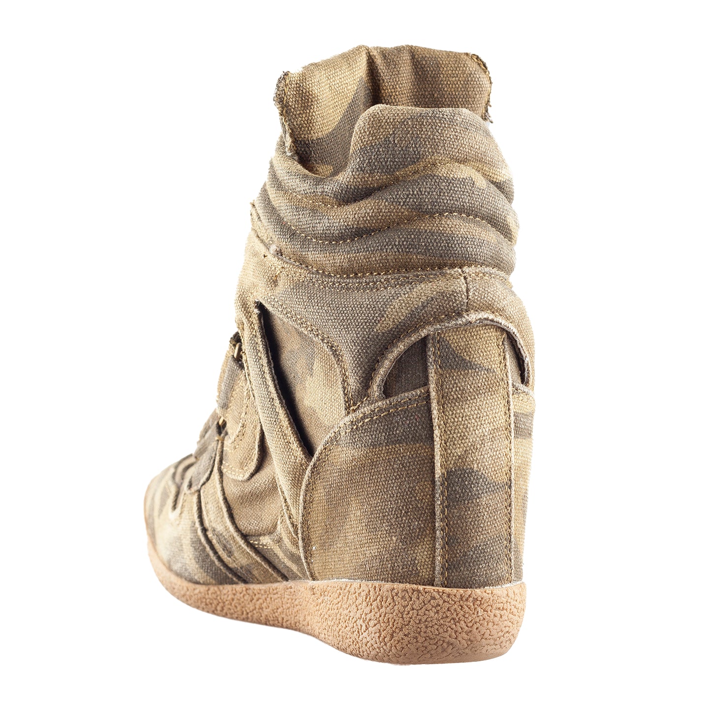 Steve Madden Vintage Camouflage Wedge Sneakers (37 EU)