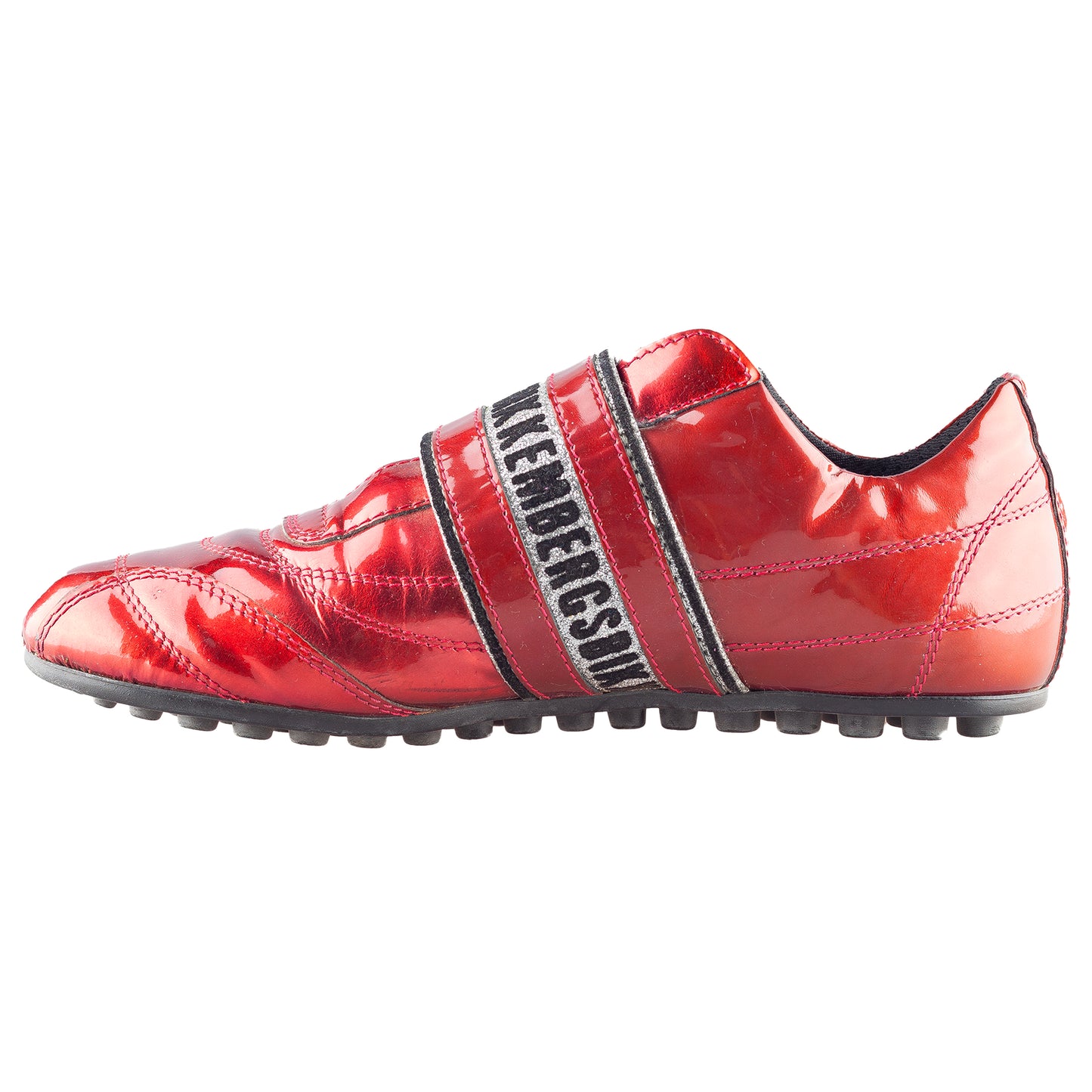Dirk Bikkembergs Vintage Red Patent Leather Sneakers (36 EU)