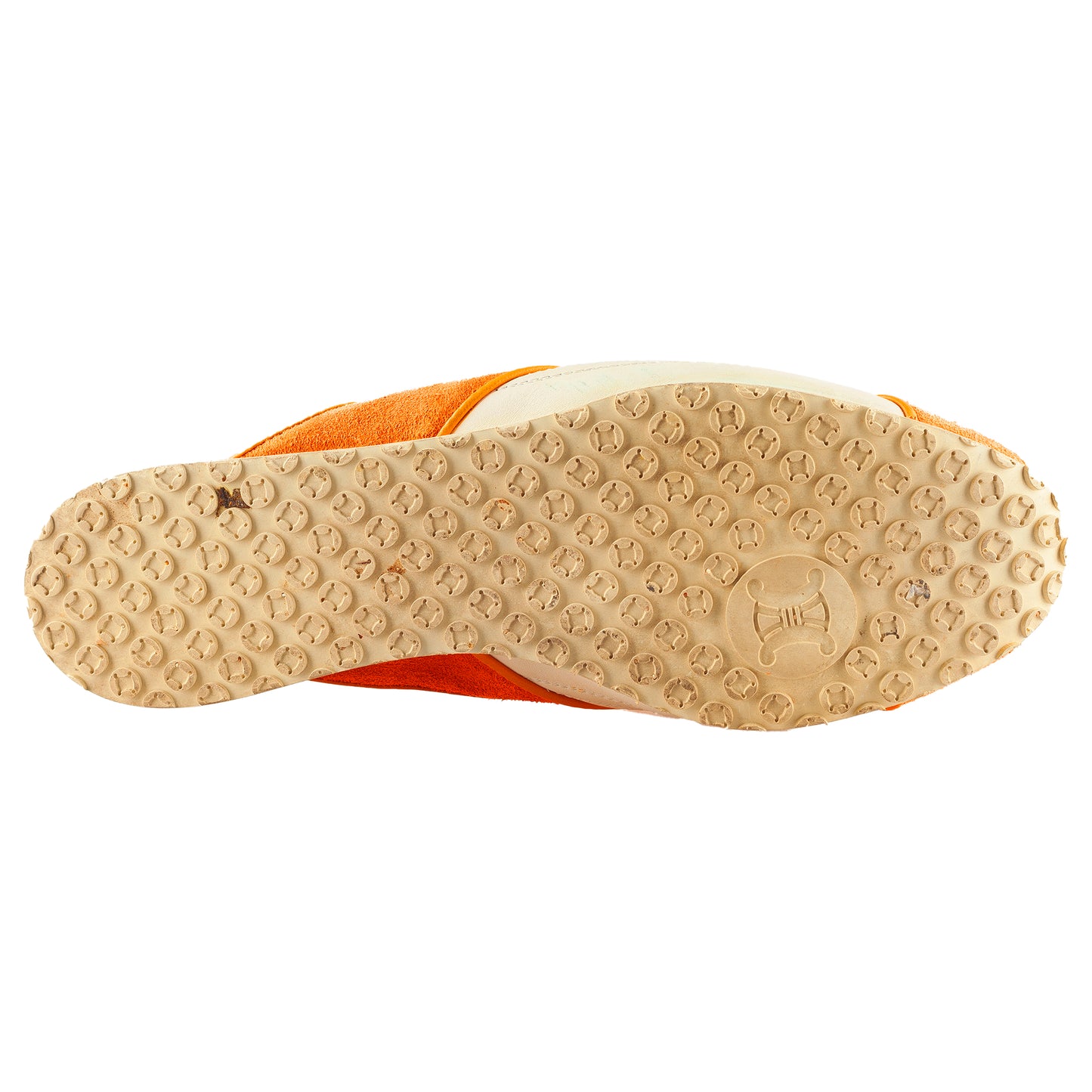 CELINE Vintage Beige and Orange Mules (37,5 EU)