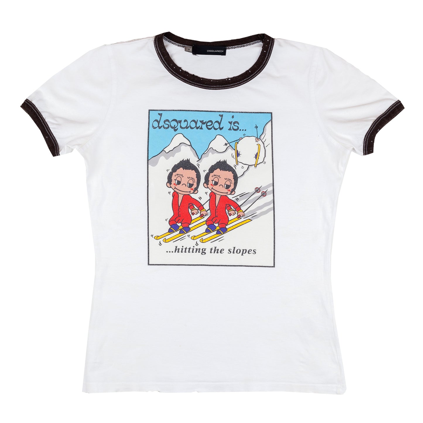 DSQUARED2 S/S 2005 “Hitting the Slopes” Ringer T-Shirt